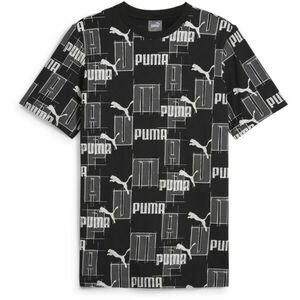 Puma ESSENTIALS + LOGO LAB AOP TEE Pánské triko, černá, velikost obraz