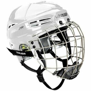 Bauer RE-AKT 100 YTH COMBO Dětská hokejová helma s mřížkou, bílá, velikost obraz