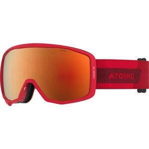 Atomic COUNT JR SPHERICAL Juniorské lyžařské brýle, červená, velikost obraz