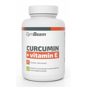 Curcumin + Vitamin E - GymBeam 90 tbl. obraz