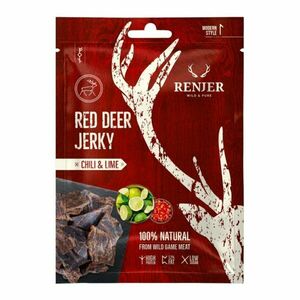 Sušené jelení maso Deer Jerky 15 x 25 g chilli a limetka - Renjer obraz