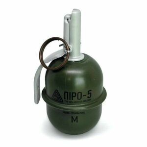 Simulační a cvičný granát PIRO-5M Pyrosoft® (Barva: Zelená) obraz