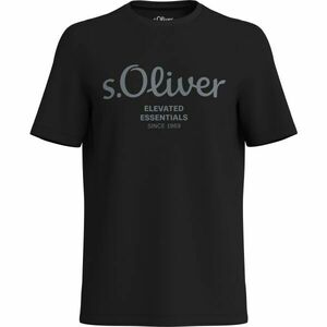 s.Oliver LOGO T-NOOS Pánské tričko, černá, velikost obraz