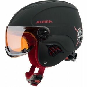Alpina Sports CARAT LE VISOR HM Juniorská lyžařská helma, černá, velikost obraz