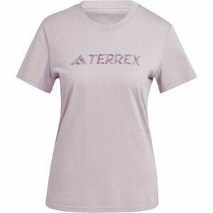 adidas TERREX CLASSIC LOGO TEE Dámské triko, růžová, velikost obraz