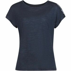 PROGRESS SAXANA Dámské merino triko s krátkým rukávem, tmavě modrá, velikost obraz