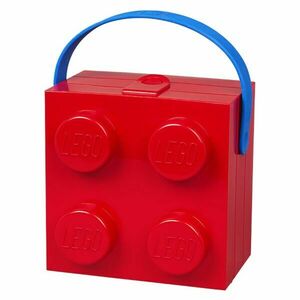 LEGO Storage HANDLE BOX Box na svačinu, červená, velikost obraz