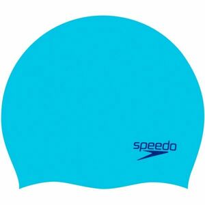 Speedo MOULDED SILC CAP JU Juniorská plavecká čepice, světle modrá, velikost obraz