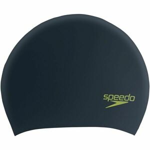 Speedo LONG HAIR CAP JU Juniorská plavecká čepice, černá, velikost obraz