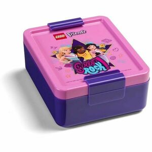 LEGO Storage BOX FRIENDS GIRLS ROCK Box na svačinu, fialová, velikost obraz