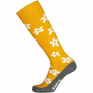 BARTS SKISOCK FLOWER Ponožky na lyže, žlutá, velikost obraz