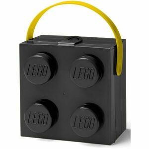 LEGO Storage HANDLE BOX Box na svačinu, černá, velikost obraz