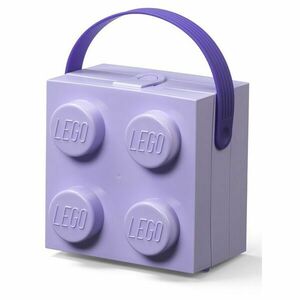 LEGO Storage HANDLE BOX Box na svačinu, fialová, velikost obraz