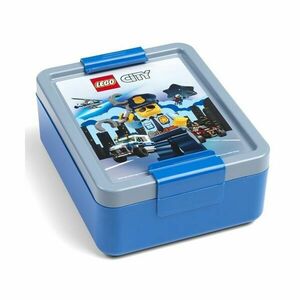 LEGO Storage CITY Box na svačinu, modrá, velikost obraz