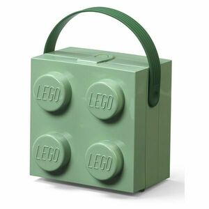LEGO Storage HANDLE BOX Box na svačinu, zelená, velikost obraz