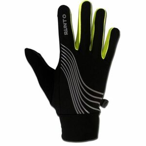 Runto WARRIOR Běžecké rukavice, černá, velikost obraz