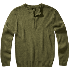 Armádní svetr Brandit, olivový - XXL obraz