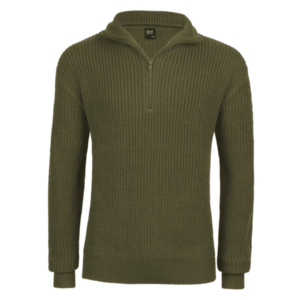 Brandit Marine pulovr Troyer, olivový - S obraz