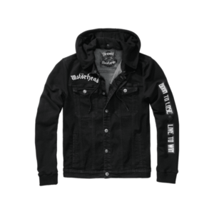 Brandit Motörhead Cradock Džínová bunda, černo-černá - M obraz