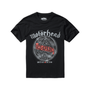 Brandit Motörhead Tričko Ace of Spade, černé - S obraz