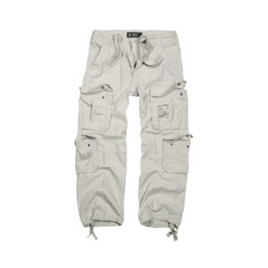 Kalhoty Brandit Pure Vintage, bílé - L obraz