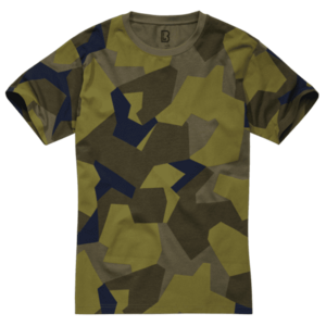 Brandit tričko, švédská kamufláž M90 - S obraz