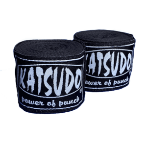 Katsudo box bandáže elastické 350cm, černé obraz