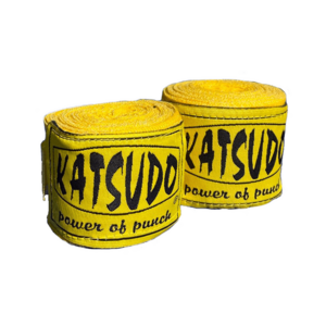 Katsudo box bandáže elastické 450cm, žluté obraz