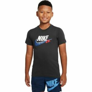 Nike SPORTSWEAR Chlapecké tričko, tmavě šedá, velikost obraz