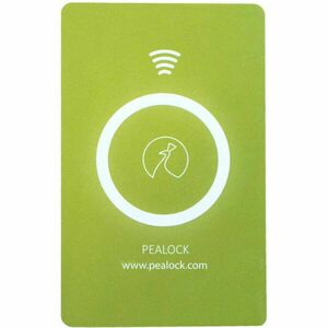 Pealock NFC KARTA Karta k zámku, zelená, velikost obraz