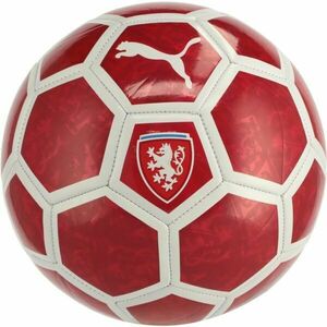 Puma FACR FAN BALL Fotbalový míč, červená, velikost obraz