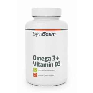 Omega 3 + Vitamin D3 - GymBeam 90 kaps. obraz