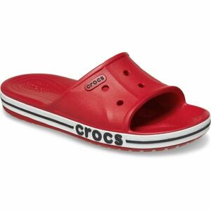 Crocs BAYABAND SLIDE Unisex pantofle, červená, velikost 41/42 obraz
