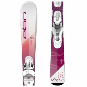 Elan LIL SNOW W JRS + EL 4.5 GW Dívčí sjezdové lyže, růžová, velikost obraz