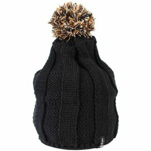 Finmark WINTER HAT Dámská pletená čepice, černá, velikost obraz