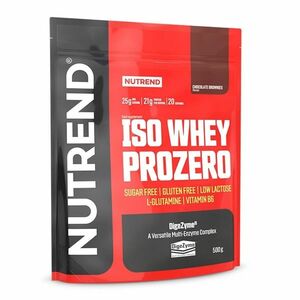 Práškový koncentrát Nutrend ISO WHEY Prozero 500 g cookies+cream obraz