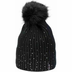 Finmark WINTER HAT Zimní pletená čepice, černá, velikost obraz