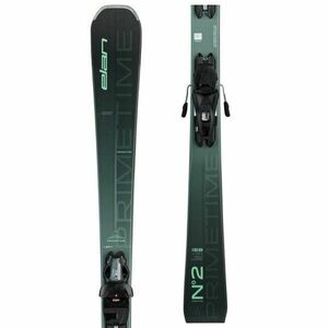 Elan PRIMETIME N°2 W PS + EL 9 GW Dámské sjezdové lyže, tmavě zelená, velikost obraz