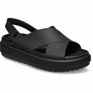 Crocs BROOKLYN LUXE CROSS STRAP W Dámské sandály, černá, velikost 36/37 obraz