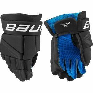 Bauer X GLOVE YTH Dětské hokejové rukavice, černá, velikost obraz