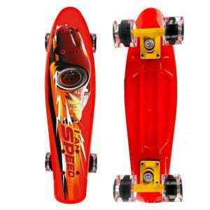 Disney CARS Skateboard, červená, velikost obraz