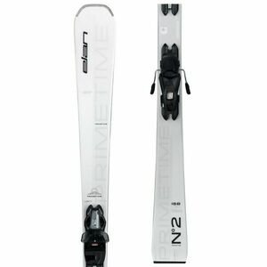 Elan PRIMETIME N°2 W PS + EL 9 GW Dámské sjezdové lyže, bílá, velikost obraz