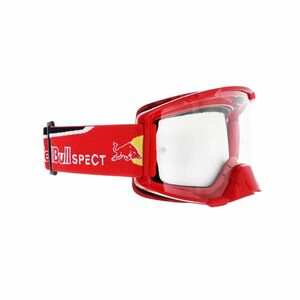Motokrosové brýle RedBull Spect Strive, červené matné, plexi čiré obraz