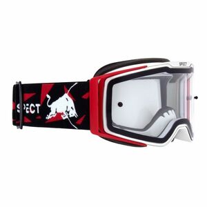 Motokrosové brýle RedBull Spect Torp, bílé/červené, čiré plexi obraz