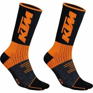 KTM SOCKS LONG 2P Unisex ponožky, černá, velikost obraz