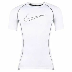 Nike PRO DRI-FIT Pánské funkční tričko, bílá, velikost obraz