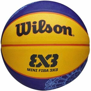 Wilson FIBA 3X3 MINI BSKT PARIS 2024 Mini basketbalový míč, žlutá, velikost obraz