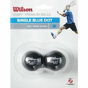 Wilson STAFF SQUASH 2 BALL BLU DOT Squashový míček, modrá, velikost obraz