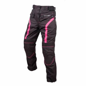 Dámské moto kalhoty W-TEC Durmanes Lady černo-růžová XL obraz