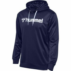 Hummel LOGO HOODIE Pánská mikina, tmavě modrá, velikost obraz